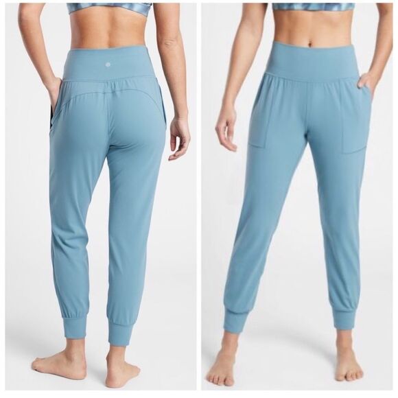 Athleta Pants - Athleta SALUTATION JOGGER IN POWERVITA light blue